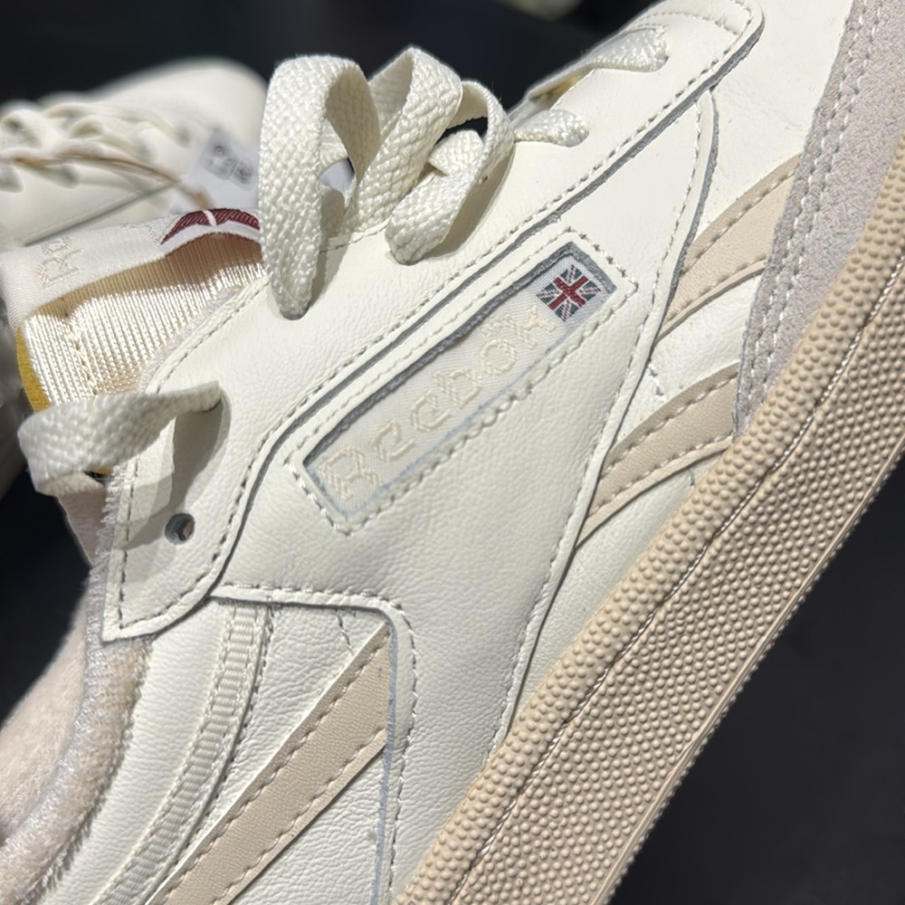 Reebok Club C Revenge Vintage Tennis Sneakers Cream White - Picture 4 of 8